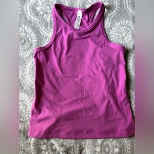 Pow pink lululemon waist align tank